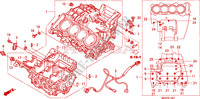 CRANKCASE (CBF600S8/SA8/N8/NA8) for Honda CBF 600 FAIRING ABS 2009