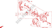 FRONT BRAKE CALIPER (L.) (CBF600S6,8/SA6/N6,8/NA6) for Honda CBF 600 FAIRING ABS 2006