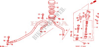 REAR BRAKE MASTER CYLINDER (CBF600S6/N6) for Honda CBF 600 FAIRING 25KW 2005