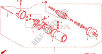 STARTING MOTOR (CBF600S6/SA6/N6/NA6) for Honda CBF 600 NAKED BI TONS 2006