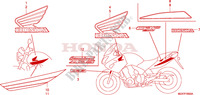 STICKERS for Honda CBF 600 NAKED 2 TONES 2006