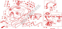 FUEL TANK (CBF600S/SA) for Honda CBF 600 FAIRING ABS 25KW 2009