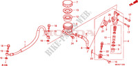 REAR BRAKE MASTER CYLINDER (CBF600S/N) for Honda CBF 600 FAIRING 25KW 2009