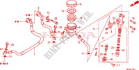 REAR BRAKE MASTER CYLINDER (CBF1000A/T/S) for Honda CBF 1000 T ABS 2009