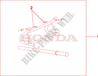 REAR MAINTENANCE STAND VT600C for Honda SHADOW VT 750 SPIRIT 2008