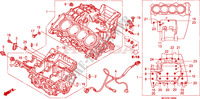 CRANKCASE for Honda CB 600 F HORNET ABS 34HP 2009