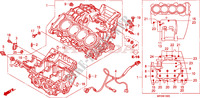 CRANKCASE for Honda CB 600 F HORNET ABS 34HP 2010