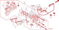 REAR BRAKE CALIPER(CB600F A/FA3) for Honda CB 600 F HORNET ABS 34HP 2010