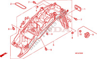 REAR FENDER(1) for Honda CB 600 F HORNET STRIPE 34HP 2010