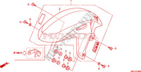 FRONT FENDER for Honda CBR 600 F SPECIAL 2011