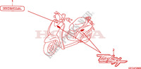 STICKERS for Honda TODAY 50 2006