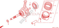CRANKSHAFT for Honda TRX 250 FOURTRAX RECON Standard 2007