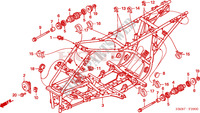 FRAME for Honda TRX 250 FOURTRAX RECON Standard 2009