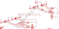 FRONT SUSPENSION ARM for Honda TRX 250 FOURTRAX RECON Standard 2011