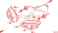 HEADLIGHT for Honda TRX 250 FOURTRAX RECON Standard 2010