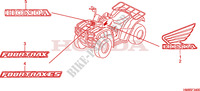 STICKERS for Honda TRX 250 FOURTRAX RECON Electric Shift 2010
