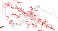 REAR BRAKE CALIPER for Honda SPORTRAX TRX 400 X 2009