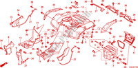 REAR FENDER for Honda FOURTRAX 500 FOREMAN RUBICON Hydrostatic 2009