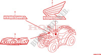 STICKERS for Honda FOURTRAX 500 FOREMAN RUBICON Hydrostatic 2011