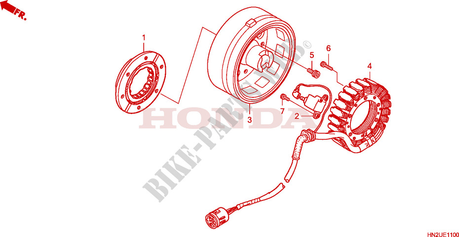 ALTERNATOR for Honda FOURTRAX 500 FOREMAN RUBICON Hydrostatic 2010