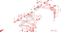 FRONT SUSPENSION ARM (TRX350FM/FE) for Honda FOURTRAX 350 RANCHER 4X4 Electric Shift 2004