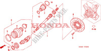 DRIVESHAFT for Honda FOURTRAX 680 RINCON 2008