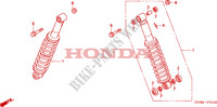 REAR SHOCK ABSORBER for Honda FOURTRAX 680 RINCON 2009 2010