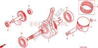CRANKSHAFT for Honda FOURTRAX 500 FOREMAN 4X4 Electric Shift, Power Steering 2008