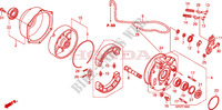 REAR BRAKE PANEL   SHOES for Honda FOURTRAX 500 FOREMAN 4X4 Power Steering 2011