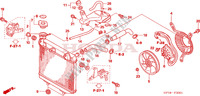 RADIATOR (TRX450R6,7,8/ER6,7,8) for Honda TRX 450 R SPORTRAX Electric Start RED 2008