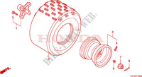 REAR WHEEL for Honda TRX 450 R SPORTRAX Electric Start 2011