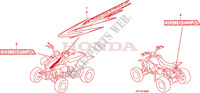 STICKERS for Honda TRX 450 R SPORTRAX Kick start 2009