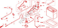 BATTERY for Honda FOURTRAX 420 RANCHER 4X4 Manual Shift 2010