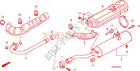 EXHAUST MUFFLER for Honda FOURTRAX 420 RANCHER 4X4 Manual Shift 2010