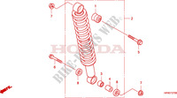 REAR SHOCK ABSORBER for Honda FOURTRAX 420 RANCHER 4X4 Manual Shift 2010