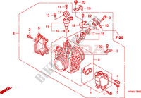 THROTTLE BODY for Honda FOURTRAX 420 RANCHER 4X4 Manual Shift 2010