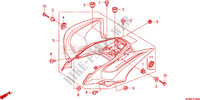 REAR FENDER for Honda TRX 700 XX 2011