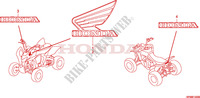 STICKERS for Honda TRX 700 XX 2011