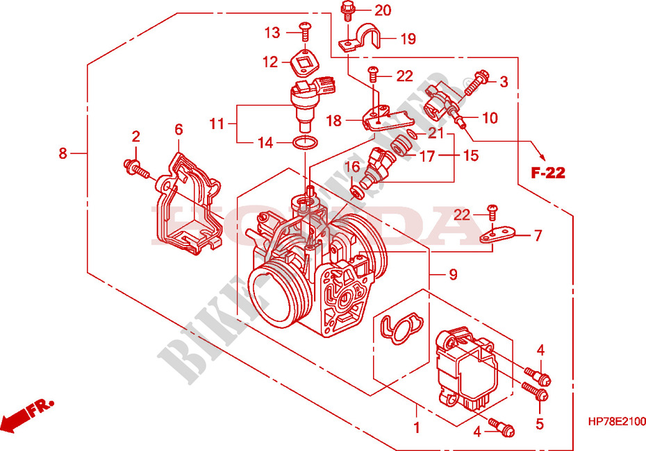 THROTTLE BODY for Honda FOURTRAX 420 RANCHER 4X4 AT 2010