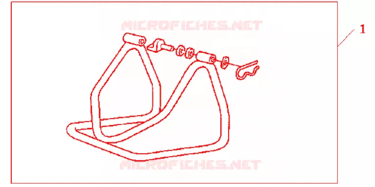 REAR PADDOCK STAND Honda MOTO 600 HORNET 2012  CB600FAC