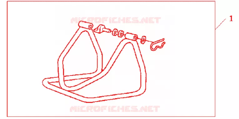 REAR PADDOCK STAND Honda MOTO 600 HORNET 2012  CB600FAC