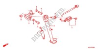 MAIN STAND   BRAKE PEDAL for Honda CBR 600 F ABS 2014