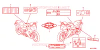 CAUTION LABEL (1) for Honda CBR 600 F 2012