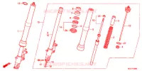 FRONT FORK for Honda CBR 600 F 2012