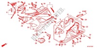LOWER COWL (G.) for Honda CBR 600 RR VERMELHO 2013