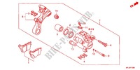 REAR BRAKE CALIPER for Honda CBR 600 RR VERMELHO 2012
