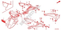 REAR FENDER for Honda CBR 600 RR VERMELHO 2013
