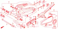 SWINGARM   CHAIN CASE for Honda CBR 600 RR RED 2012
