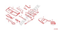 TOOLS   BATTERY BOX for Honda CBR 600 RR RED 2012