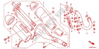 EXHAUST MUFFLER (CRF250RB/C/D) for Honda CRF 250 R 2013